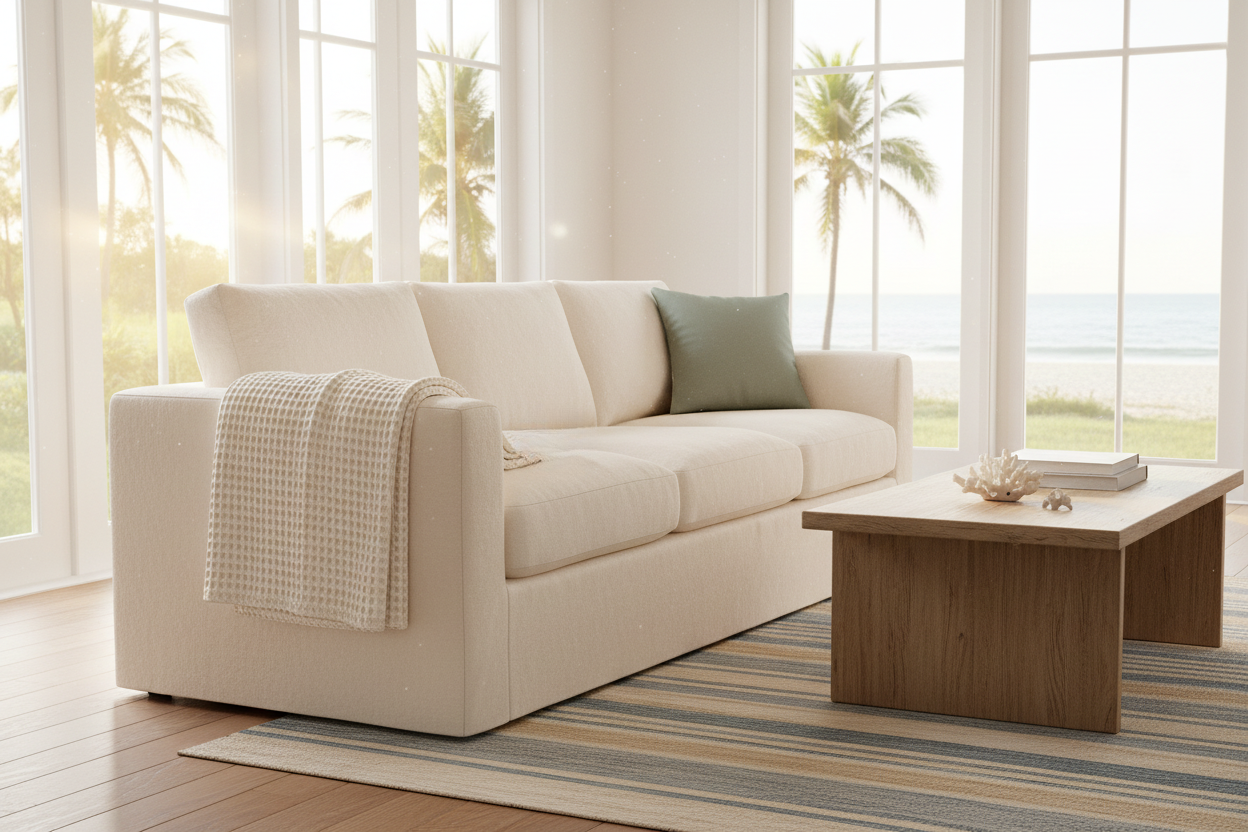 Coconut White — Ultra Soft Waffle Weave Throw Blanket