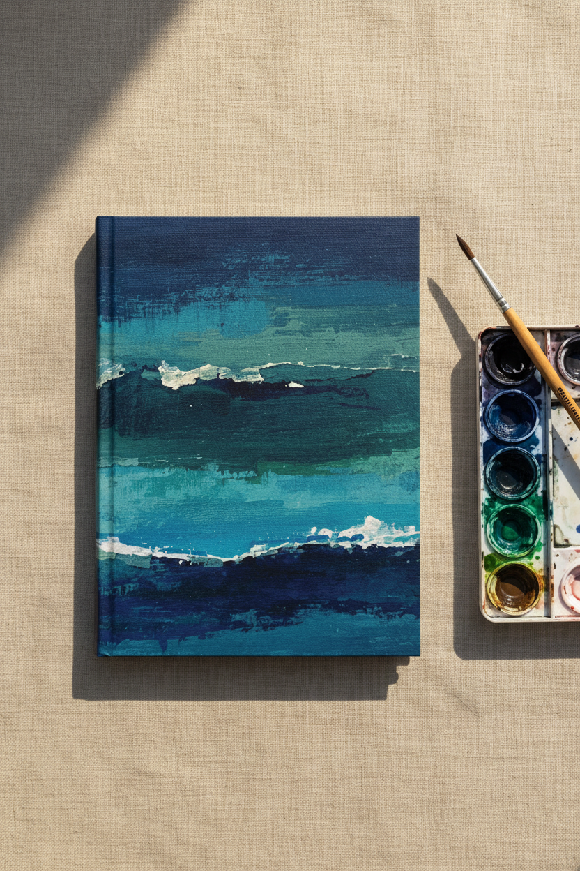 Blue Abstract — Watercolor Palette