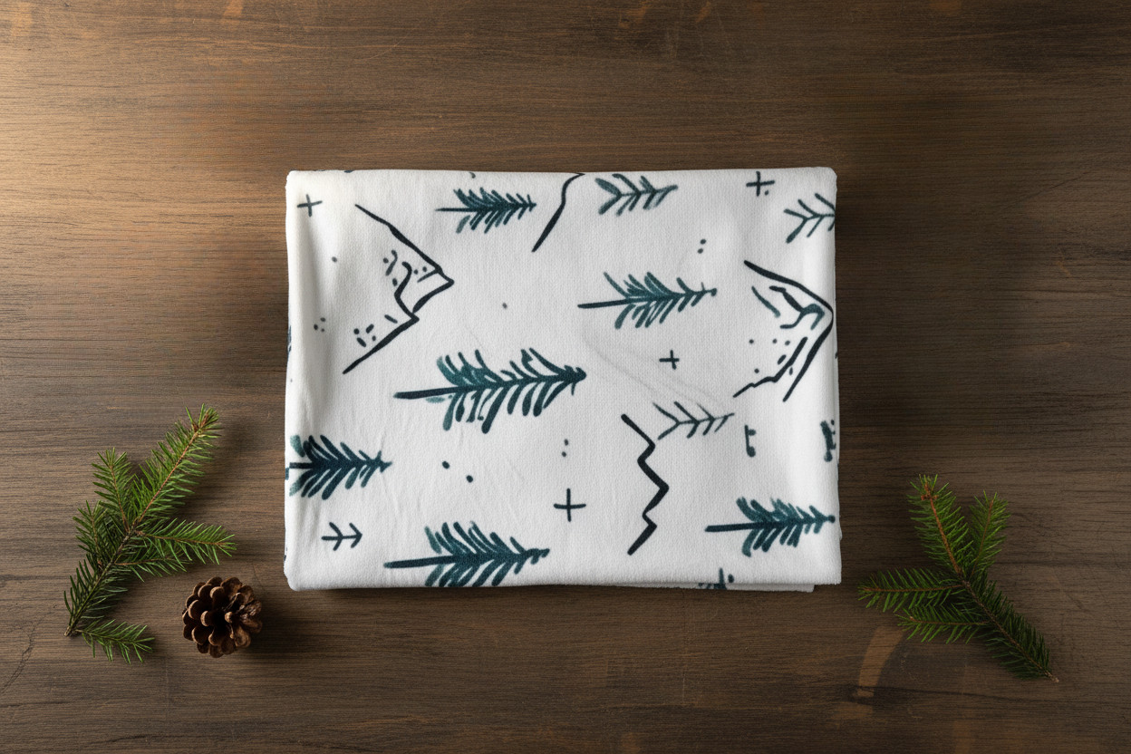 Mountain Pines — Sherpa Blanket