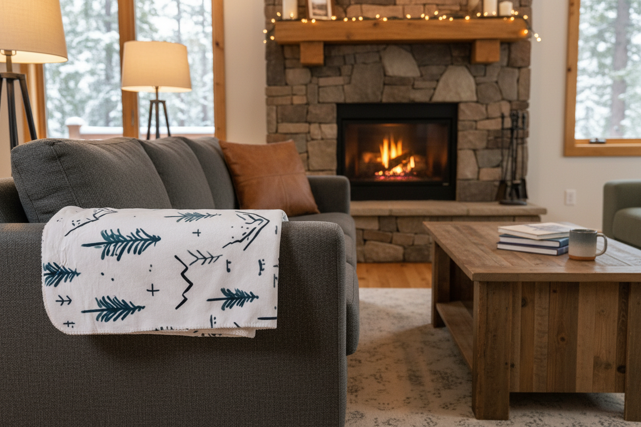 Cozy Cabin Living Room