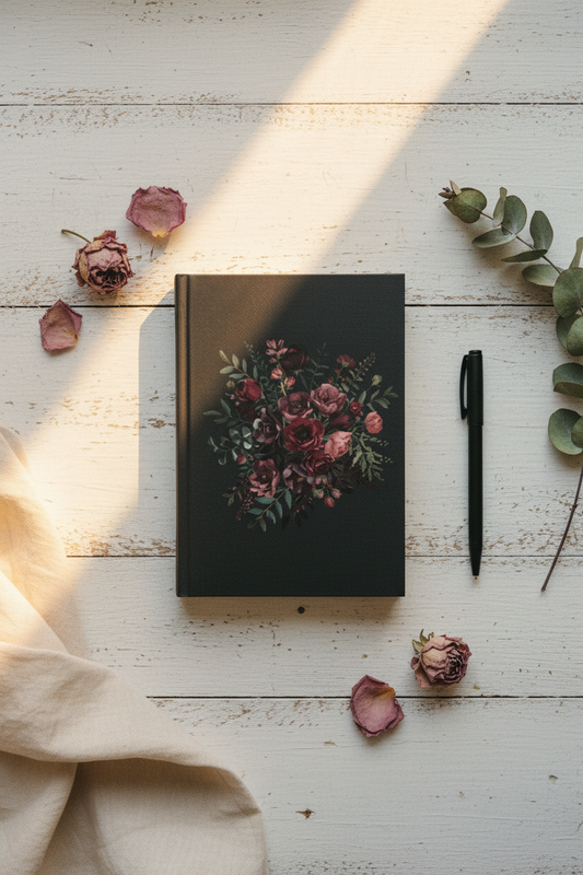 Dark Florals Whitewash 1