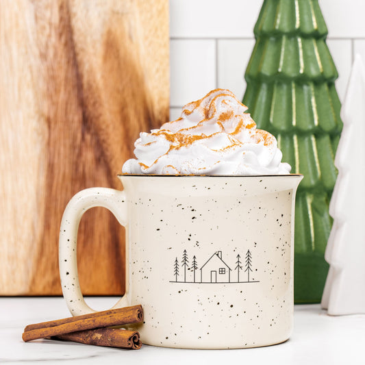 Cabin Pines — Ceramic Camp Mug