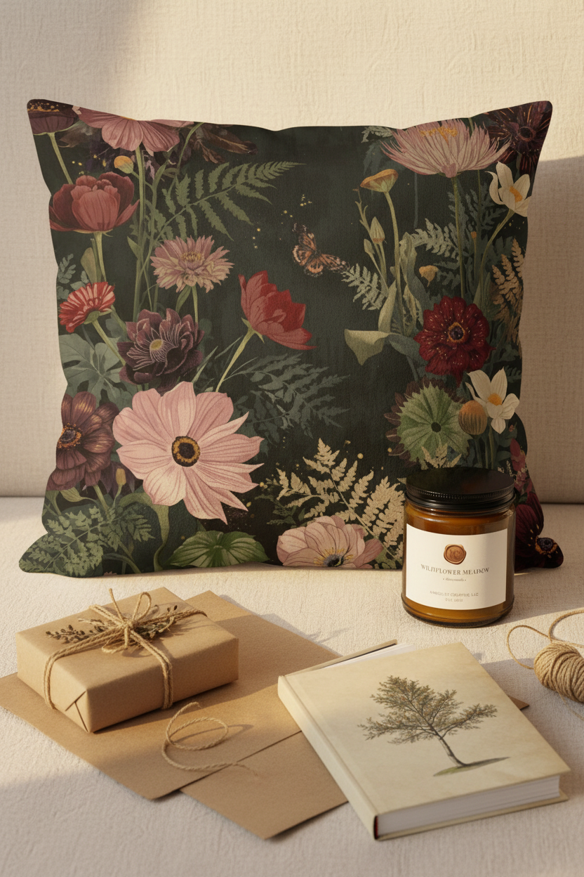 Gift collection with corrected candle