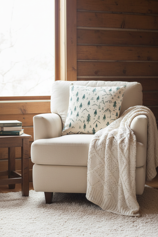 Mountain Pines cozy cabin reading nook - final