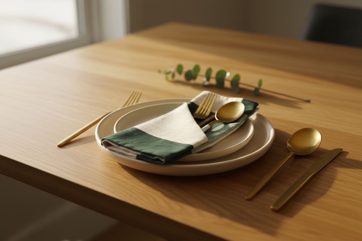 Pinewood Napkin — Eye Level