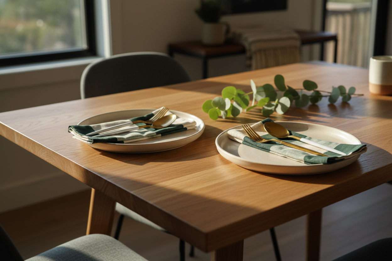 Pinewood Napkin — Table Corner