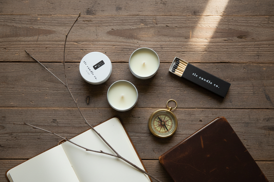 The Wanderer Trio (By the Fire • Seaside • Belgian Linen) — Hand-Poured Soy Candle