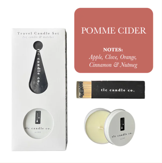 Mountain Cabin Trio (By the Fire • Woodland • Pomme) — Hand-Poured Soy Candle