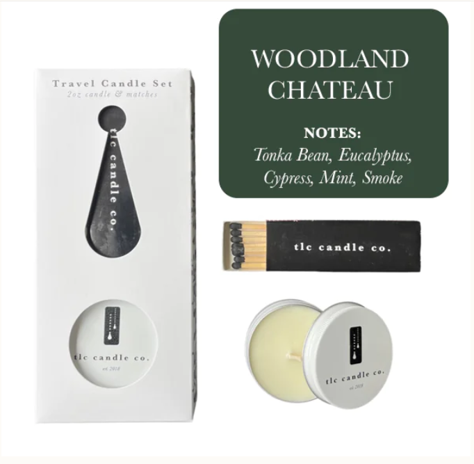 Fireside Evening Duo (By the Fire • Woodland) — Hand-Poured Soy Candle